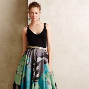 Anthropologie Geisha Designs Ballroom Skirt